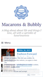 Mobile Screenshot of macaronsandbubbly.com